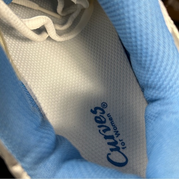 Curves for Women Blue and White Orthopaedic Sneakers Size 8 - Picture 9 of 10